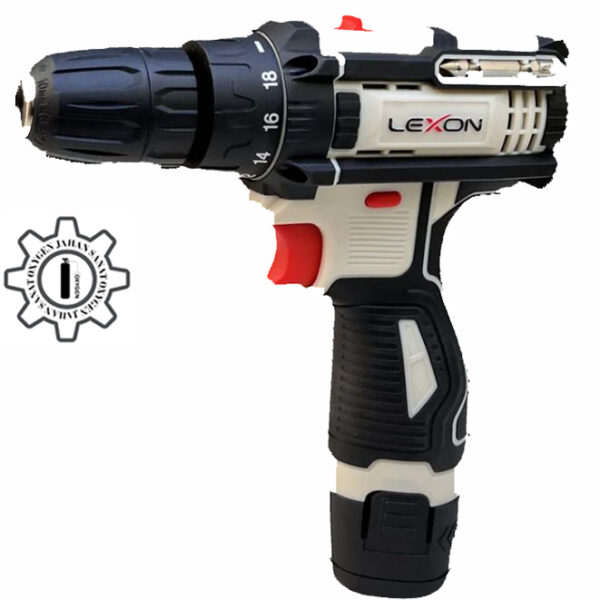 دریل پیچ گوشتی شارژی 10 میلی متری 12 ولت لکسون مدل LE-3701