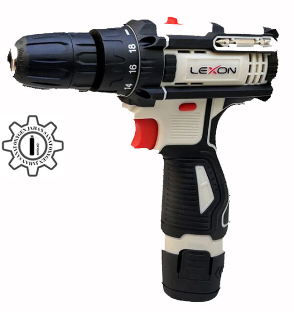 دریل پیچ گوشتی شارژی 10 میلی متری 12 ولت لکسون مدل LE-3701