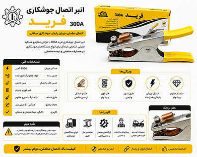 انبر اتصال پلاس F300A فرید