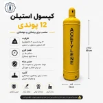 کپسول گاز استیلن نو پُر ۱۲ پوند - تصویر 2